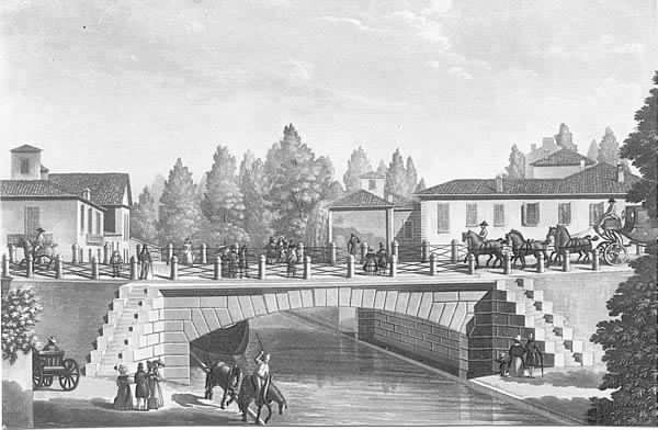 Ponte obliquo di Viale Monza. Stampa